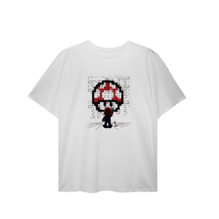 [Plus Size] Camiseta Super Mario Grafiteiro