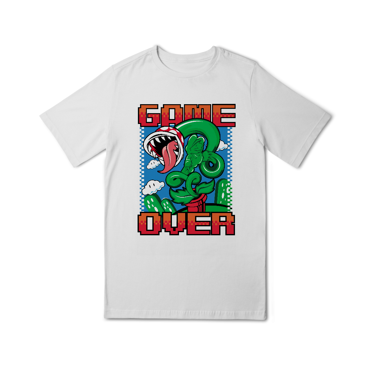 Nome do produto: [Infantil] Camiseta Super Mario Game Over