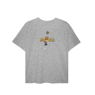 Nome do produto [Plus Size] Camiseta Super Mario – Soco no Bloco