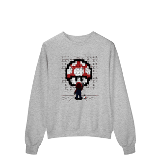 Nome do produto Moletom Premium Fechado Super Mario Grafiteiro
