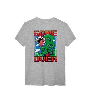 Nome do produto[Quality] Camiseta Super Mario Game Over