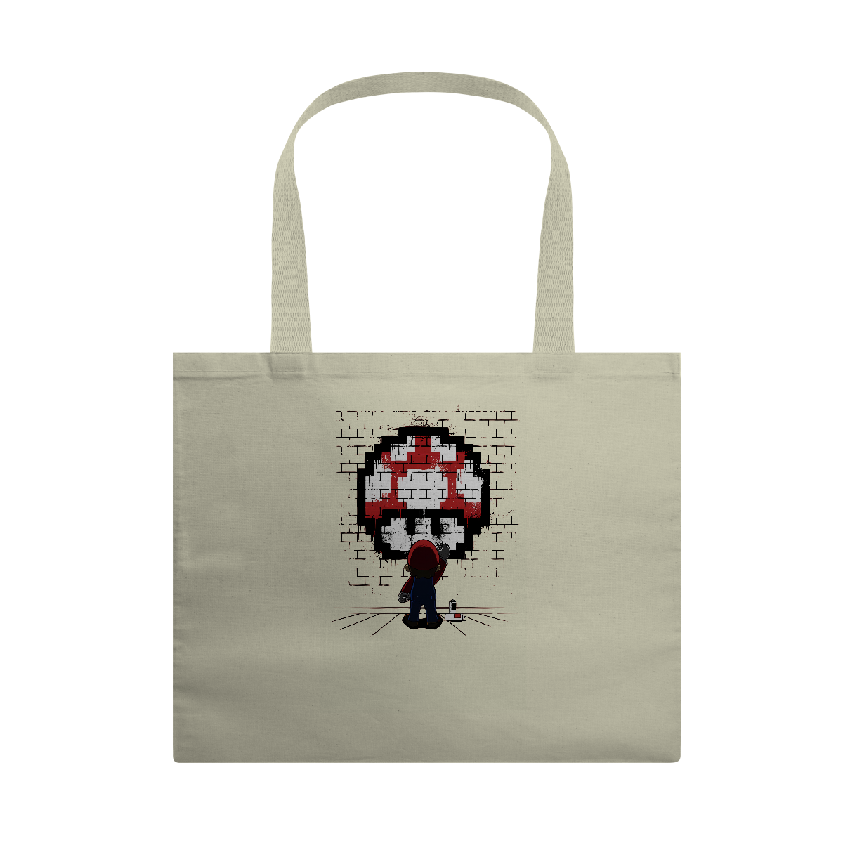 Nome do produto: Ecobag Grande Super Mario Grafiteiro