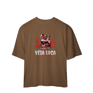 Nome do produto [Oversized] Camiseta Caveira Psicodélica Rock Style