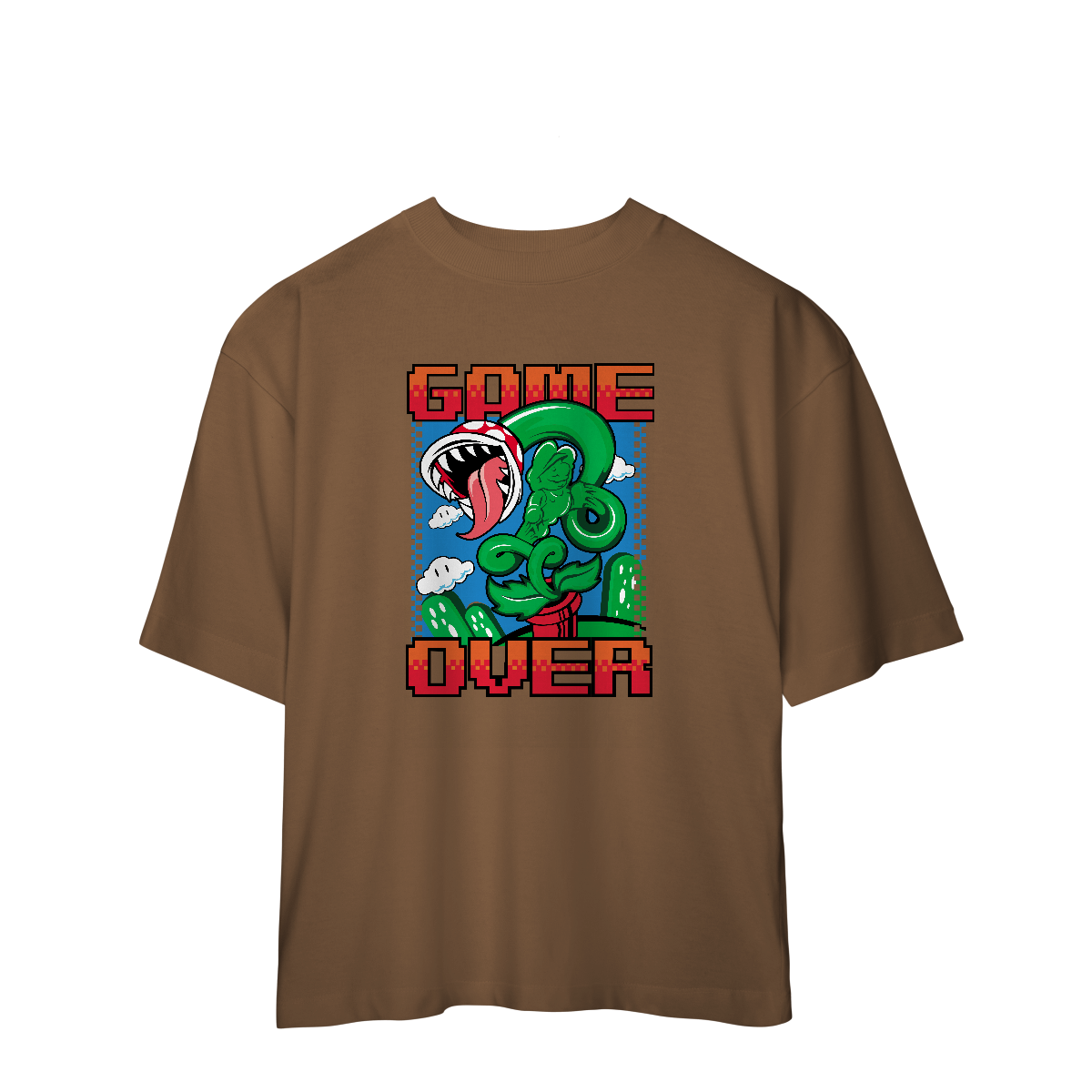 Nome do produto: [Oversized] Camiseta Super Mario Game Over
