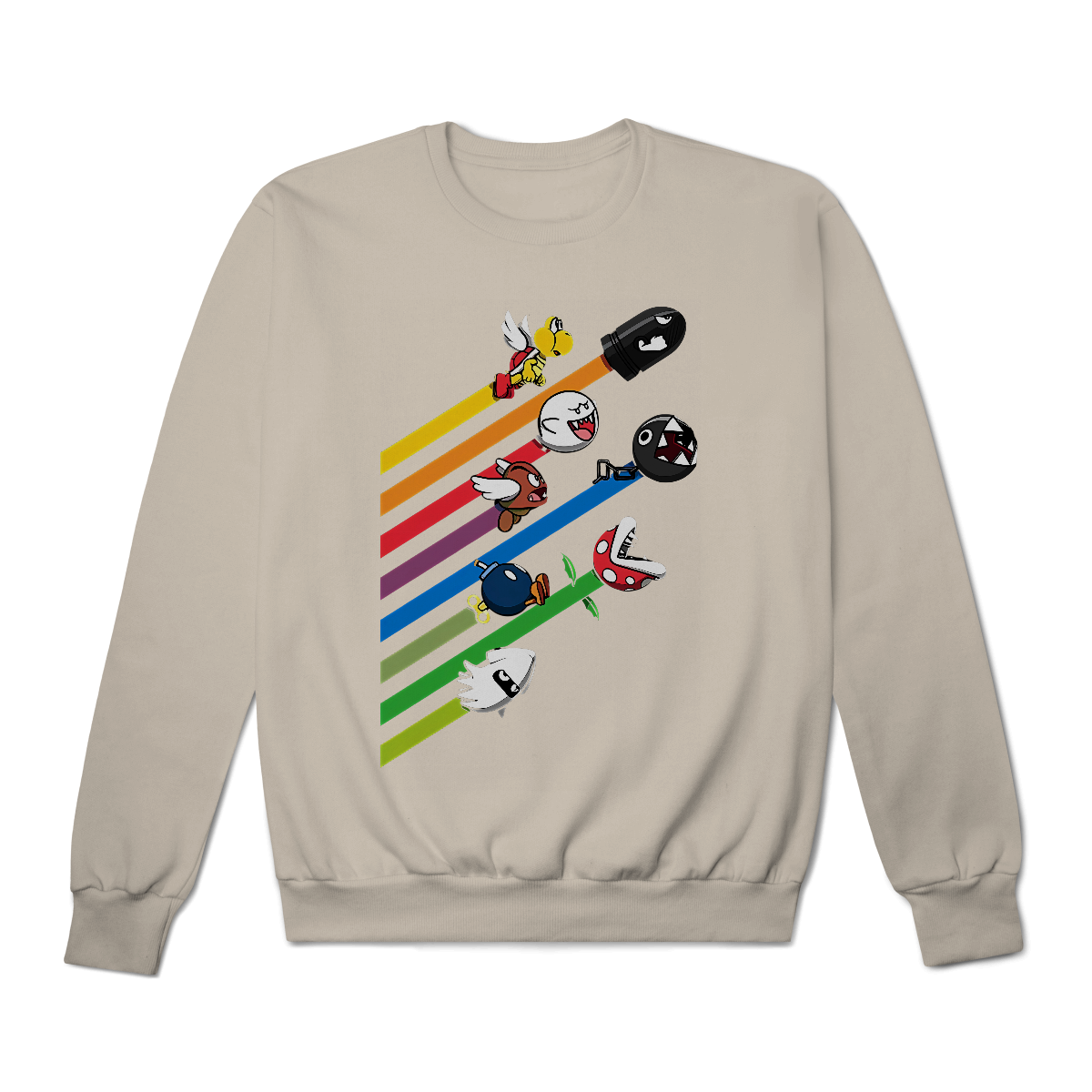 Nome do produto: Moletom Premium Fechado Corrida dos Vilões – Super Mario