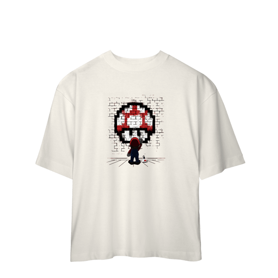 [Oversized] Camiseta Super Mario Grafiteiro