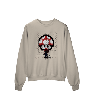 Moletom Premium Fechado Super Mario Grafiteiro