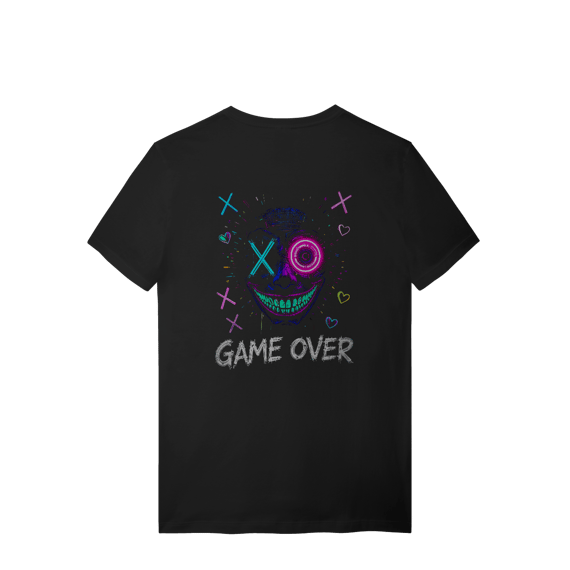 [Quality] Camiseta Game Over (Costas)