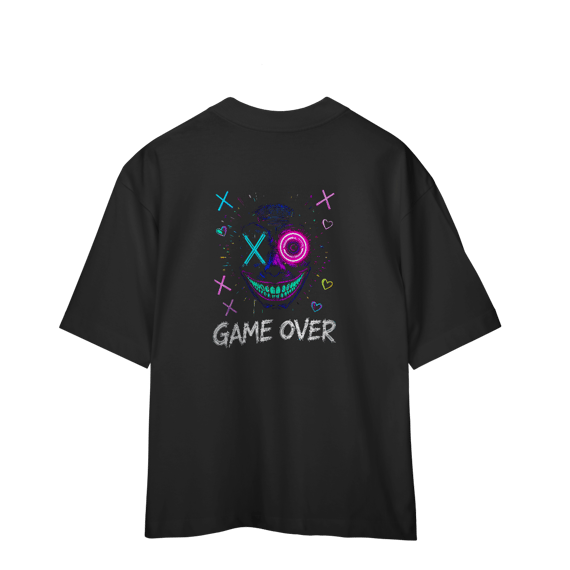 [Oversized] Camiseta Game Over (Costas)