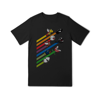 Nome do produto [Infantil] Camiseta Corrida dos Vilões – Super Mario (10 a 14 anos)