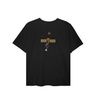 Nome do produto [Plus Size] Camiseta Super Mario – Soco no Bloco