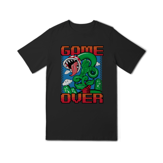 Nome do produto[Infantil] Camiseta Super Mario Game Over