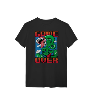 Nome do produto[Quality] Camiseta Super Mario Game Over