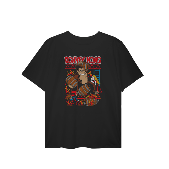 [Plus Size] Camiseta Donkey Kong Retrô