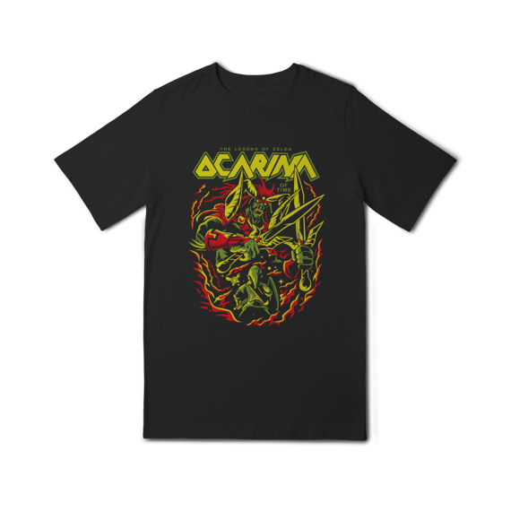 [Infantil] Camiseta The Legend of Zelda - Link - Ocarina (10 a 14 anos)