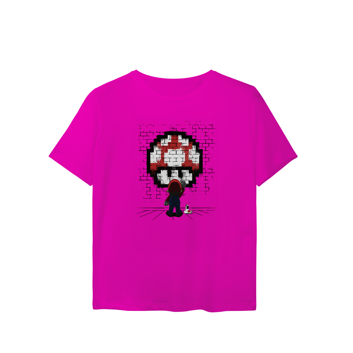 Nome do produto: [Sport UV] Camiseta Dry Fit UV Super Mario Grafiteiro