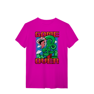Nome do produto[Quality] Camiseta Super Mario Game Over