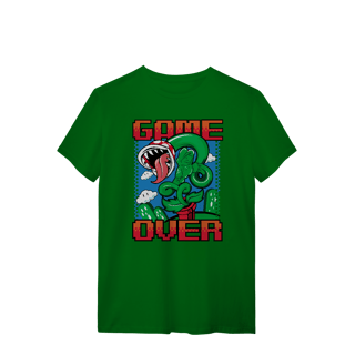 Nome do produto[Quality] Camiseta Super Mario Game Over