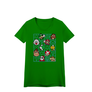 Nome do produto[Quality] Baby Long Super Mário Nostalgia