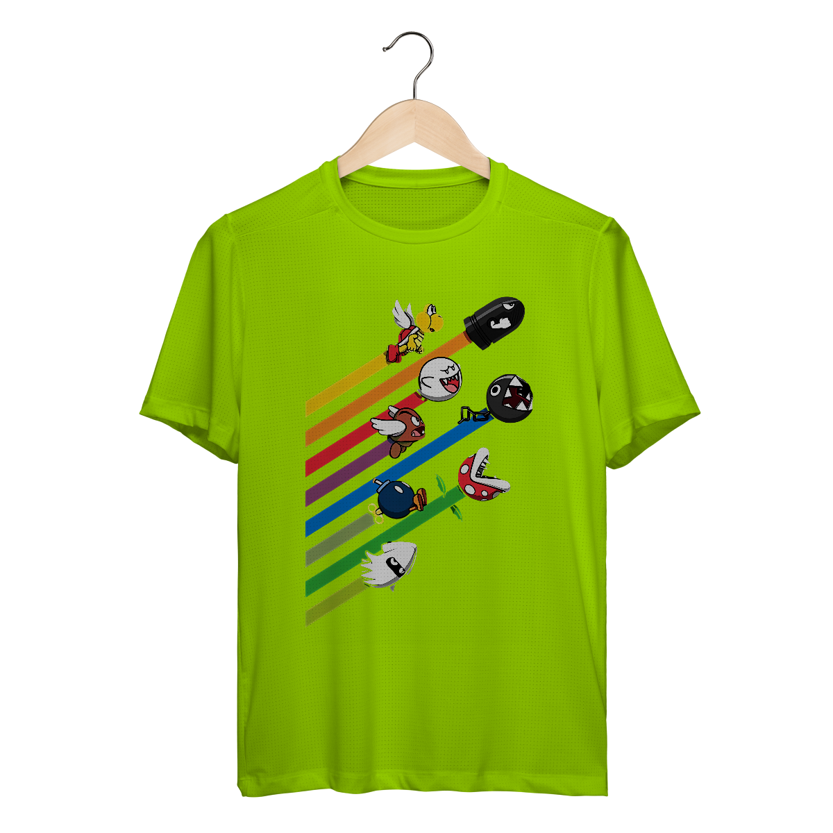 Nome do produto: [Sport UV] Camiseta Dry Fit UV Corrida dos Vilões – Super Mario