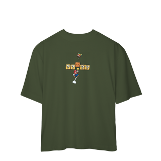 Nome do produto [Oversized] Camiseta Super Mario – Soco no Bloco