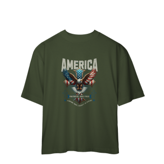 Nome do produto[Oversized] Camiseta América – Faithful and Free