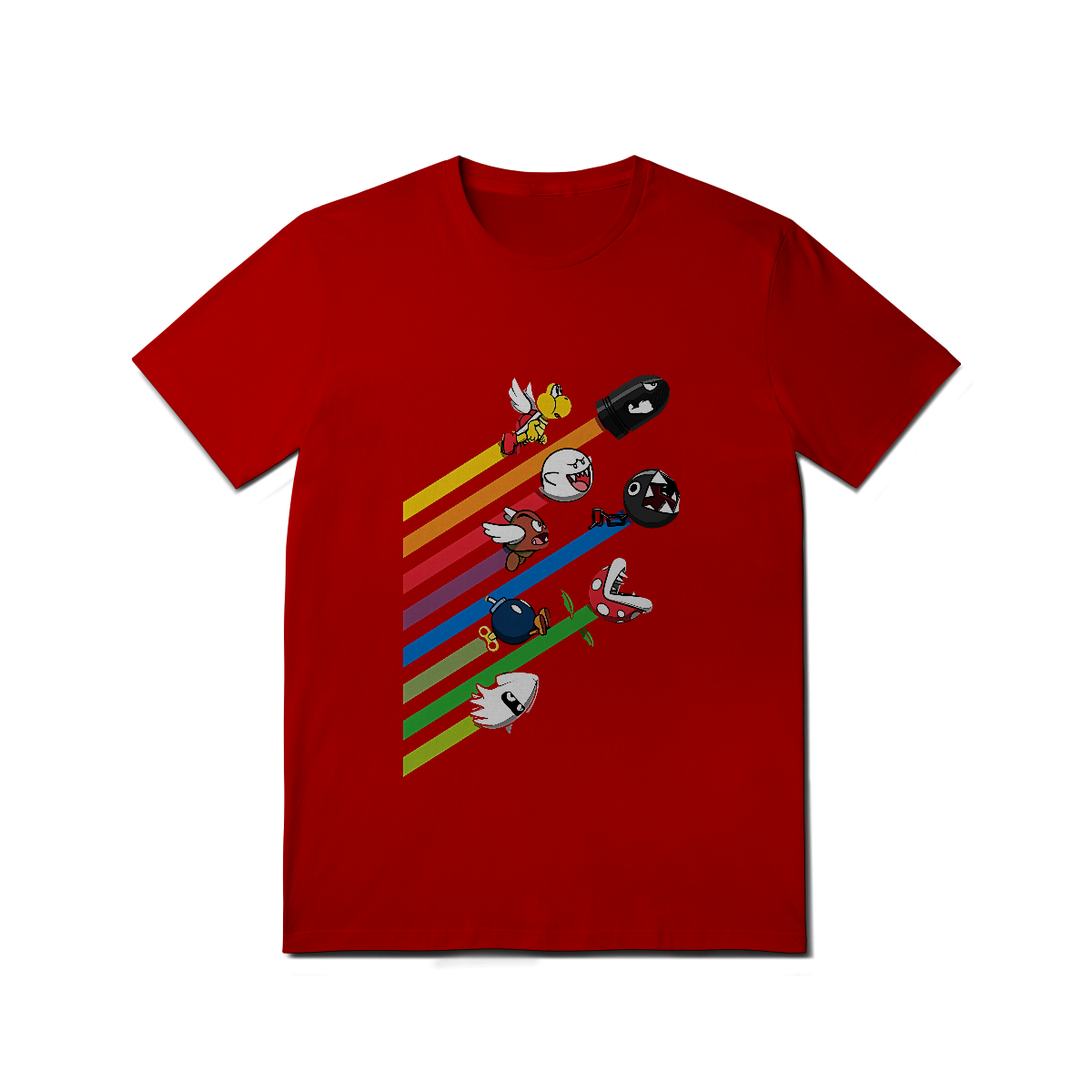 Nome do produto: [Quality] Camiseta Corrida dos Vilões – Super Mario