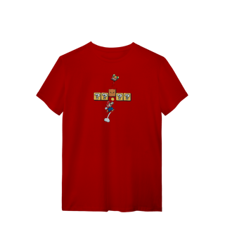Nome do produto [Quality] Camiseta Super Mario – Soco no Bloco