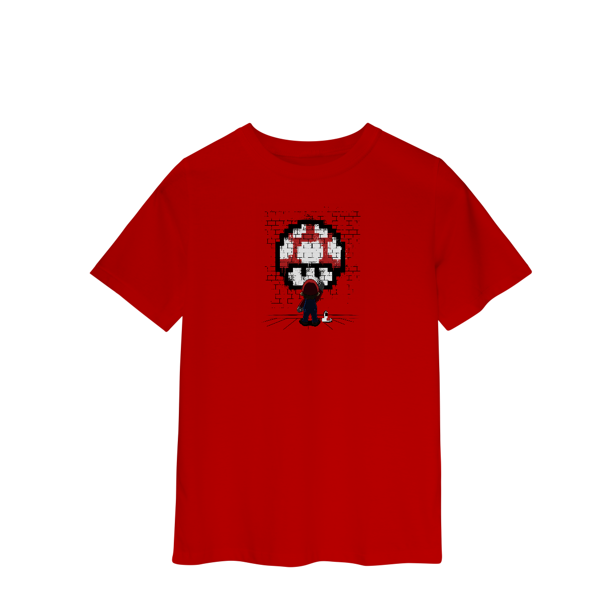 Nome do produto: [Infantil] Camiseta Super Mario Grafiteiro (2 a 8 anos)