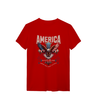 Nome do produto[Quality] Camiseta América – Faithful and Free