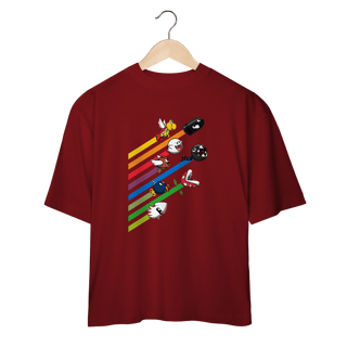 [Oversized] Camiseta Corrida dos Vilões – Super Mario