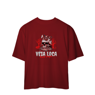 Nome do produto [Oversized] Camiseta Caveira Psicodélica Rock Style