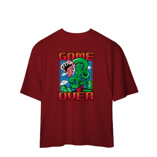 Nome do produto[Oversized] Camiseta Super Mario Game Over