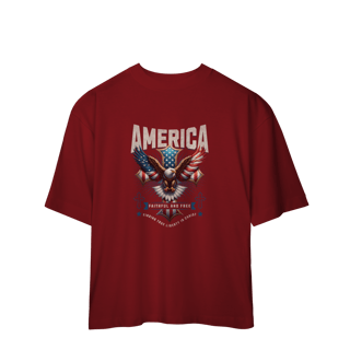 Nome do produto[Oversized] Camiseta América – Faithful and Free