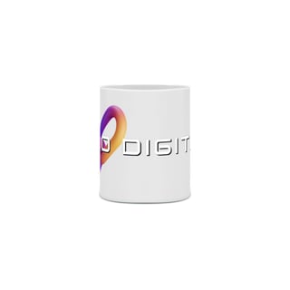 Nome do produtoCaneca Branca de Porcelana | Elo Digital