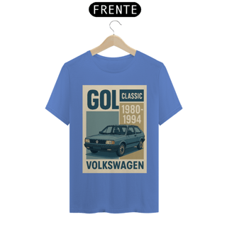 Nome do produto Camiseta Gol Quadrado | Volkswagen Clássico 1980-1994 | Estampa Retrô Vintage