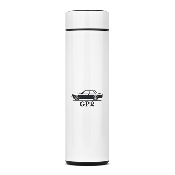 Garrafa Térmica Chevette GP 2 Minimalista | Design Perfil Lateral Vintage