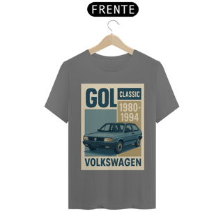 Nome do produto Camiseta Gol Quadrado | Volkswagen Clássico 1980-1994 | Estampa Retrô Vintage