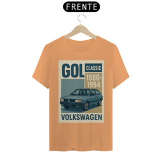 Nome do produto Camiseta Gol Quadrado | Volkswagen Clássico 1980-1994 | Estampa Retrô Vintage