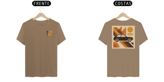 Nome do produto Camiseta Fiat 147 Minimalista | Silhueta nas Costas + “147” no Peito