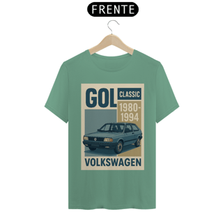 Nome do produto Camiseta Gol Quadrado | Volkswagen Clássico 1980-1994 | Estampa Retrô Vintage