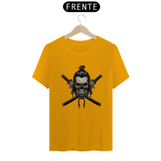 Nome do produto camiseta samurai skull dual katanas 