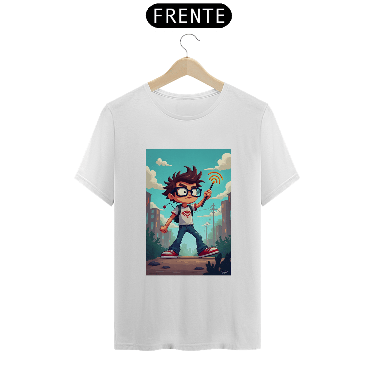 Nome do produto: Camiseta Quality - Caçando Wifi