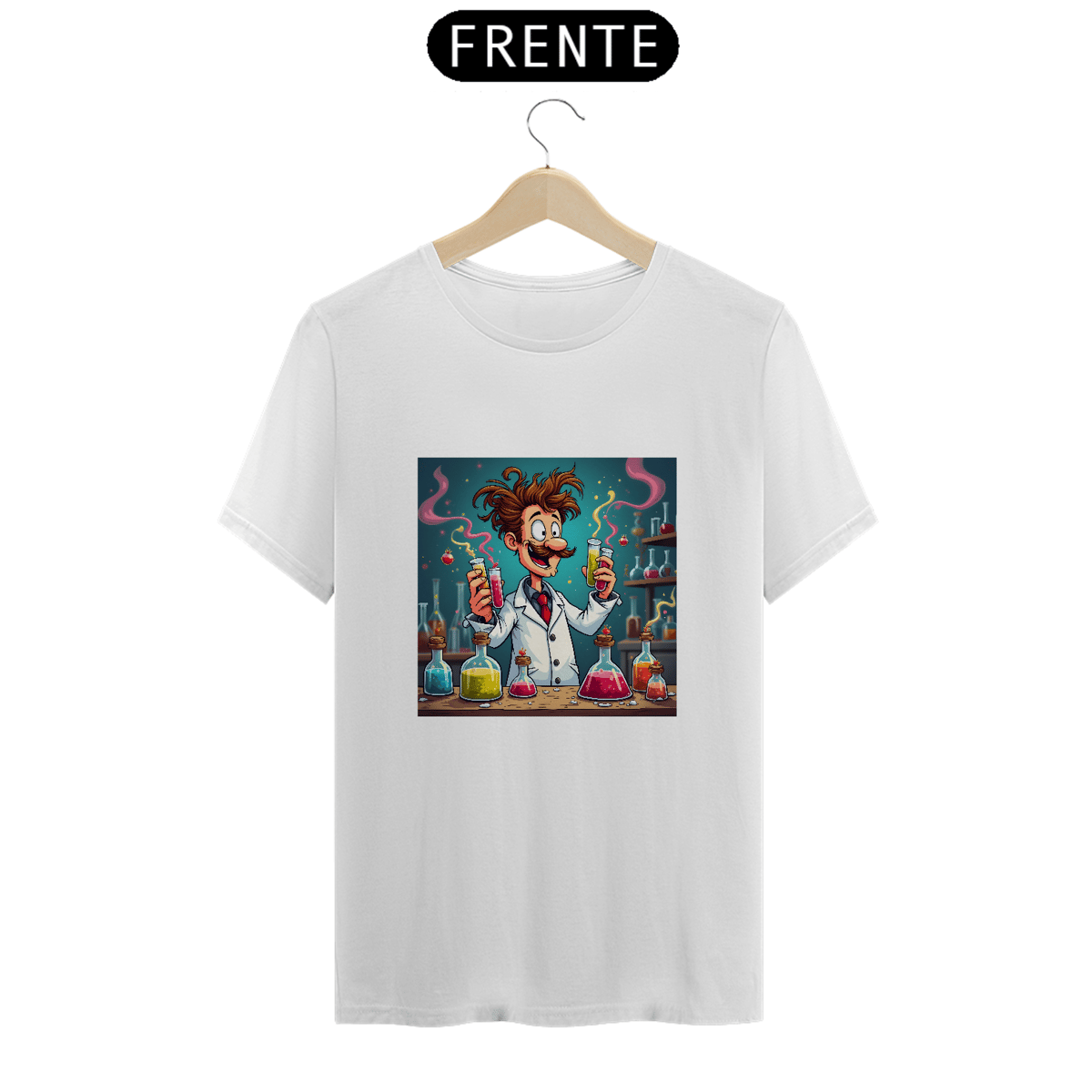 Nome do produto: Camiseta T-Shirt Cientista
