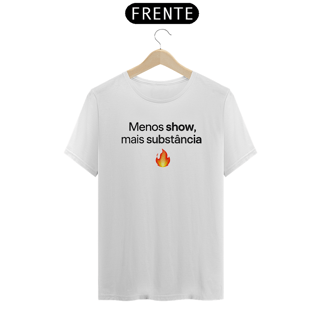 Nome do produto Menos SHOW, mais substâncias