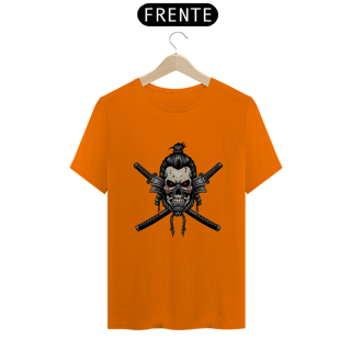 Nome do produto camiseta samurai skull dual katanas 