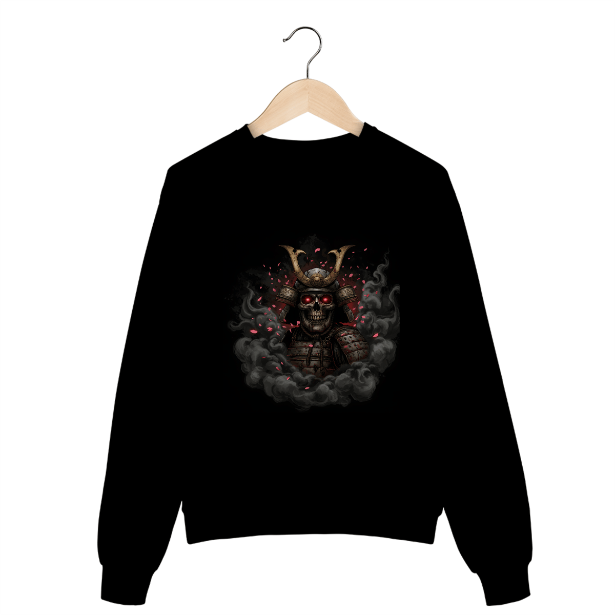 Nome do produto: Moletom Preto Ghostly samurai 