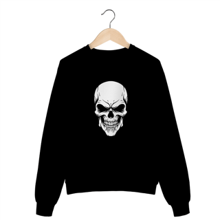 Nome do produto Moletom Caveira Agressiva