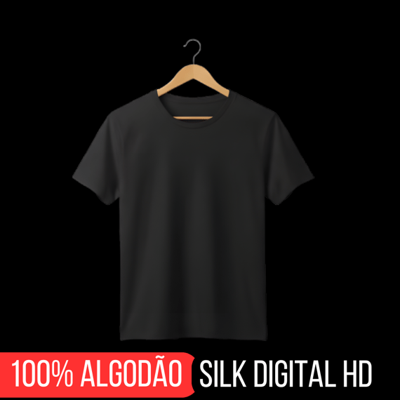 Camisa Preta T-Shirt Quality 