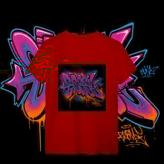 Nome do produto Camisa Grafite urbano abstrato